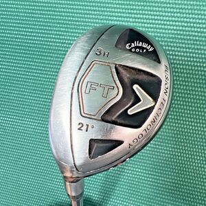 Callaway FT Fusion Tech 3H 21* Memphis 10 True Temper Steel 36.5"  Left-Handed